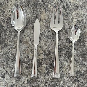 NWT NIB Wedgwood Stainless Notting Hill Hostess Set